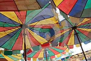 Colorful parasol