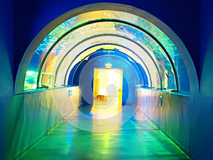 Colorful passageway photo