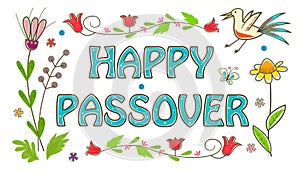 Colorful Passover Sign photo