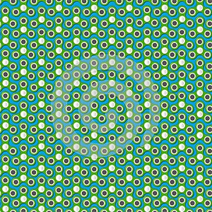 Colorful pastel hand spinners toy, seamless pattern background