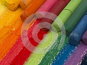 Colorful pastels