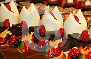 Colorful pastries photo
