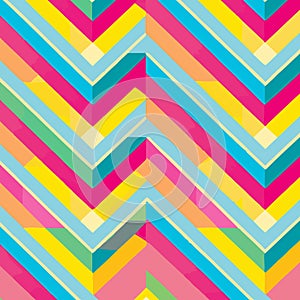 Colorful Pattern With Diagonal Lines Vector Background Style