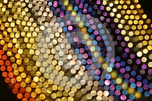 Colorful pattern of lights