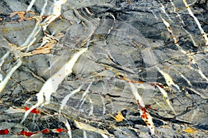 Colorful pattern of the marble stone polished