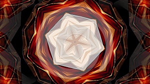 Colorful pattern sequence of a kaleidoscope. 4K abstract colorful motion effect of graphic background.optical illusion