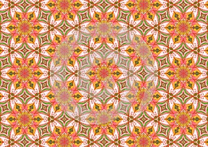 Colorful Patterned Background: Full Frame View