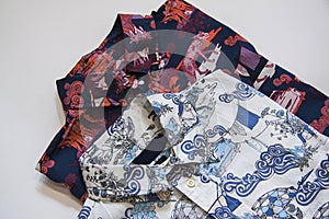 colorful patterned men shirts