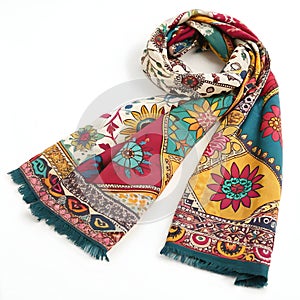 Colorful Patterned Scarf photo
