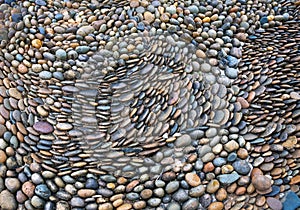 patterns on the floor for a healthy walk.
