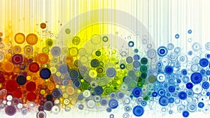 Colorful patterns reveal insights into color perception and colorblindness testing process