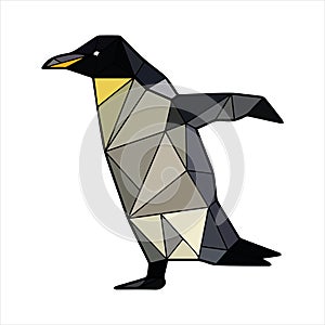 colorful peguin logo vector eps 10 photo