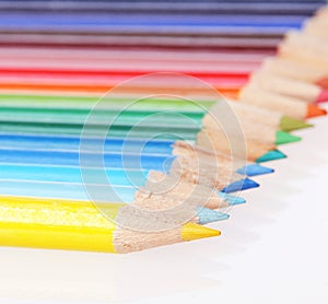 Colorful pencils. Back to school concept.
