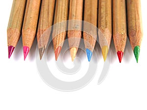 Colorful pens (up-view)