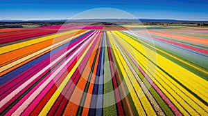 colorful petal flower farm