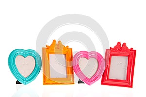 Colorful photo frames