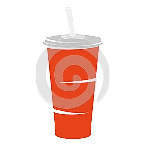 Colorful Pictogram Icon Softdrink