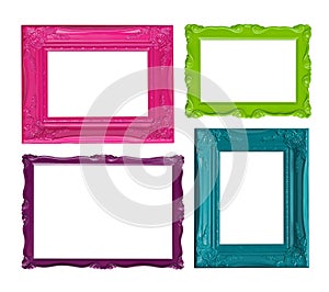 Colorful picture frames