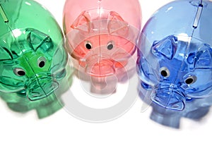 Colorful Piggy Banks