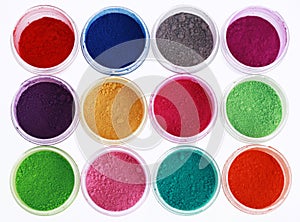Colorful pigments powders