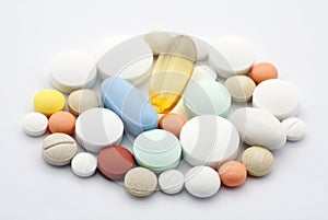 Colorful pills