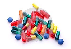 Colorful pills