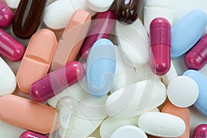 Colorful pills