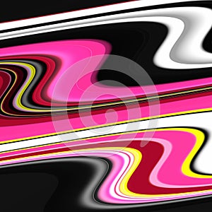 Colorful pink lines background. Waves like shapes, abstract background