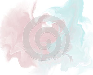 Colorful pinkblue watercolor soft abstract texture background. illustration.