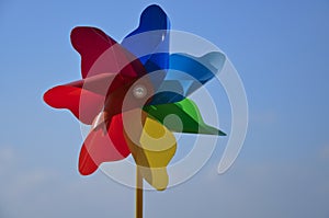 Colorful pinwheel toy