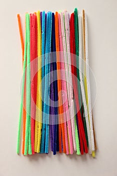 Colorful pipe cleaners