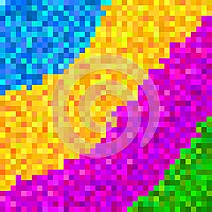 Colorful pixel background