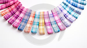 Colorful Plaid Ribbons: Lensbaby Optics Inspire Quirky And Cute Monochromatic Shadows