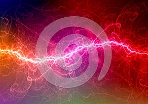 Abstract electrical lightning