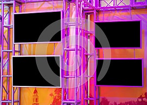 Colorful plasma panels