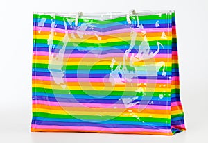 Colorful plastic bag.