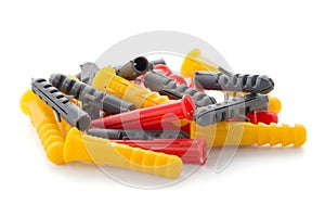 Colorful plastic dowels