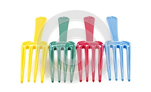 Colorful Plastic Forks