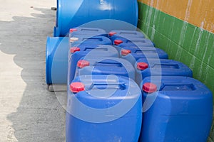 Colorful plastic fuel tanks