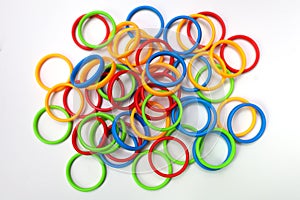 Colorful Plastic Rings