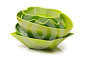 Colorful plastic tableware