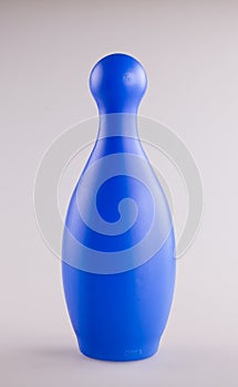 Colorful plastic toy bowling pin