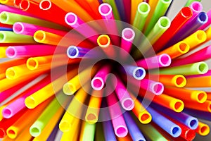 colorful plastic tubes