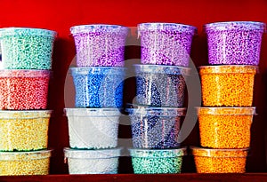 Colorful plastilina photo