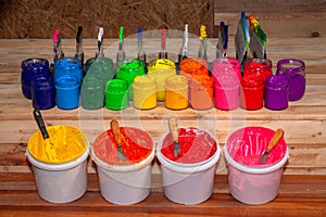 Colorful plastisol ink for print tee shirt