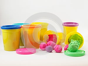 Colorful play dough