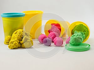 Colorful play dough