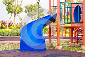 colorful playground without children