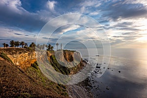 Colorful Point Vicente at Sunset