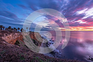 Colorful Point Vicente after Sunset